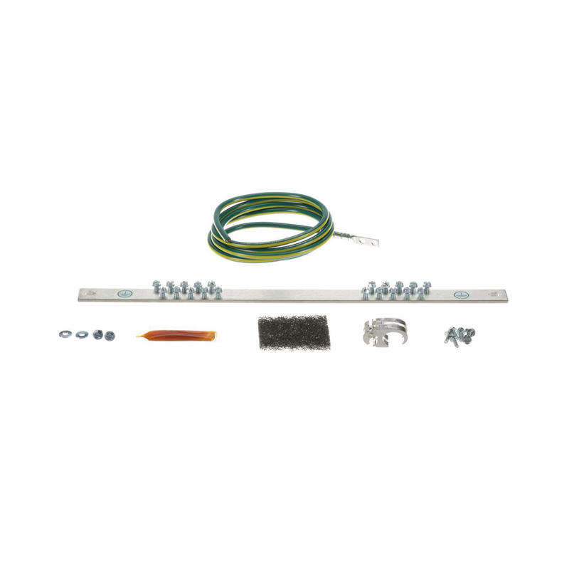 Kit de Puesta a Tierra con Jumper 6 AWG RGREJ696Y y Barra de Conexiones de 20 Orificios RGRB19U, para Rack de 19in PANDUIT RGRKCBNJY