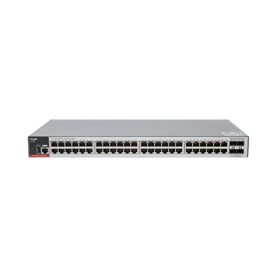 RUIJIERG-S2915-48GT4MS-LSwitch Empresarial, Administrable L2+, 48 Puertos Gigabit y 4 Puertos Uplink SFP 2.5G - SILYMX
