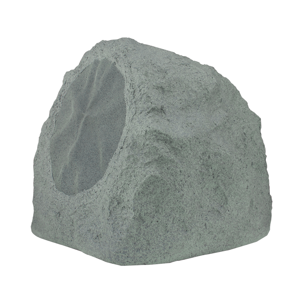 Bocina Altavoz Exterior para Járdin de 2 vías con forma de roca Woofer de polipropileno de 8 " Tweeter de titanio de 1" Gris 150 W 8 ohms RK-8-GY - SILYMX