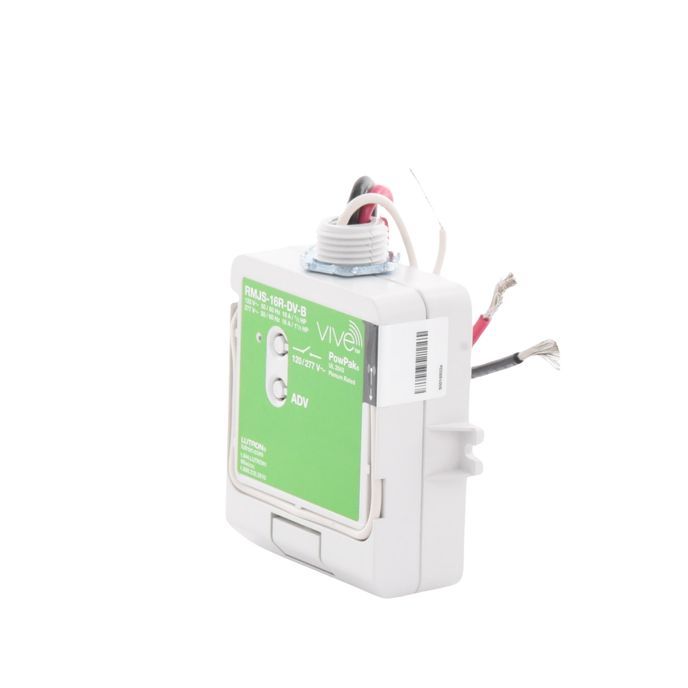 Módulo de Relé 16A Lutron Electronics RMJS16RDVB – Iluminación Comercial y Edificios Inteligentes