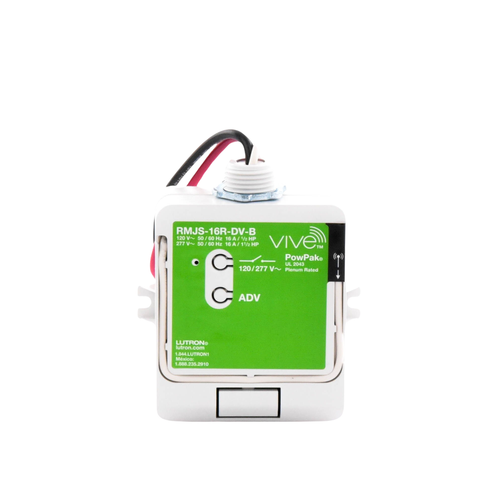 Módulo de Relé 16A Lutron Electronics RMJS16RDVB – Iluminación Comercial y Edificios Inteligentes