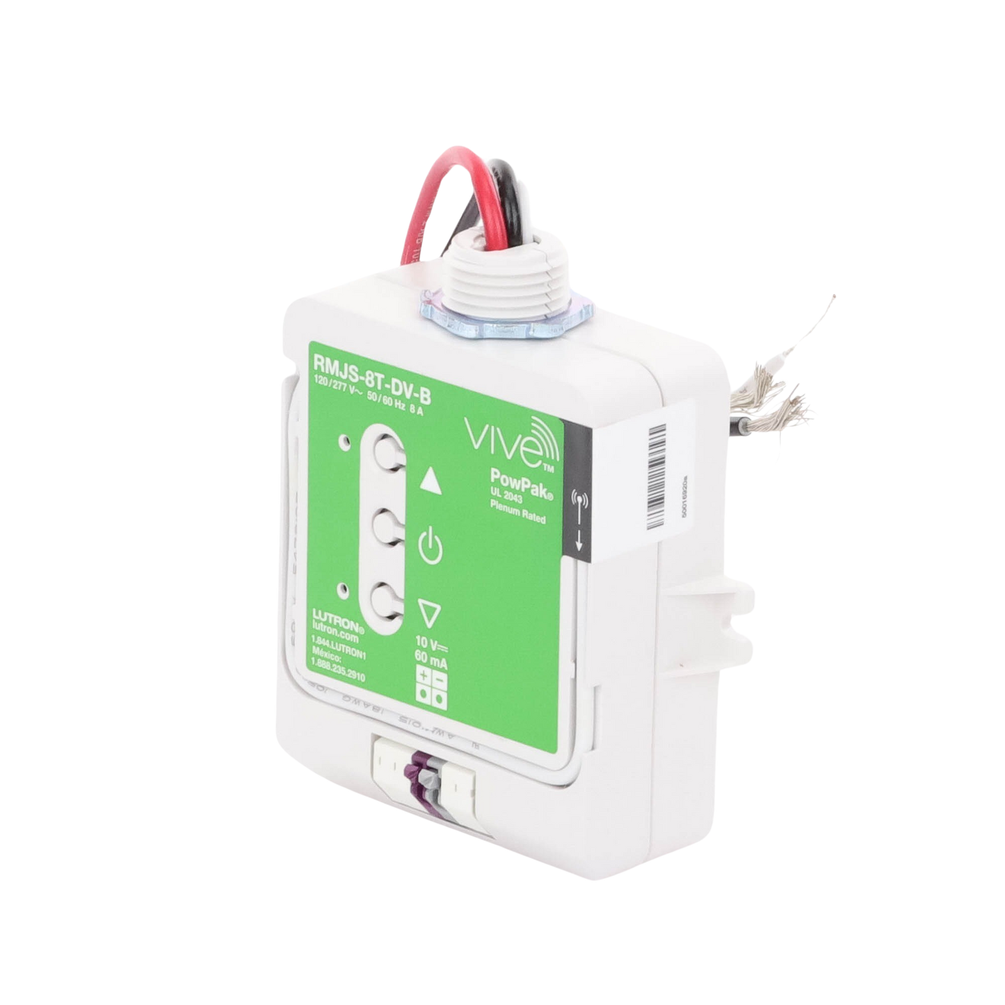 Controlador Atenuador 0-10V 8A para Iluminación por Zona – Lutron RMJS8TDVB - SILYMX