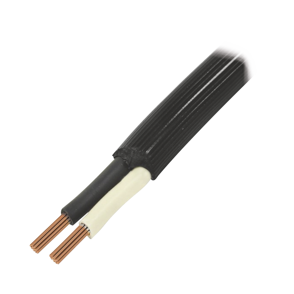Cable Eléctrico de Uso Rudo 2 Hilos Calibre 12 AWG, Hasta 600 V. Rollo de 100 m INDIANA RQ34/100M - SILYMX