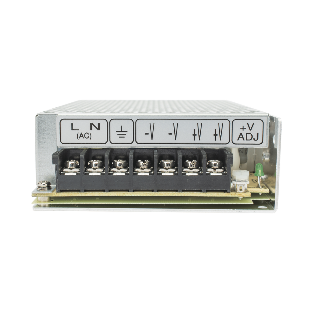 Fuente de Poder Industrial Conmutada MEANWELL 100W de Potencia 24Vcc 4.5A RS-100-24 - SILYMX