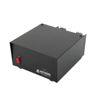 Fuente de poder Astron | Salidas: 13.8Vcc, 12A |Lineal Regulada con Circuito Cargador de Baterías - SILYMX
