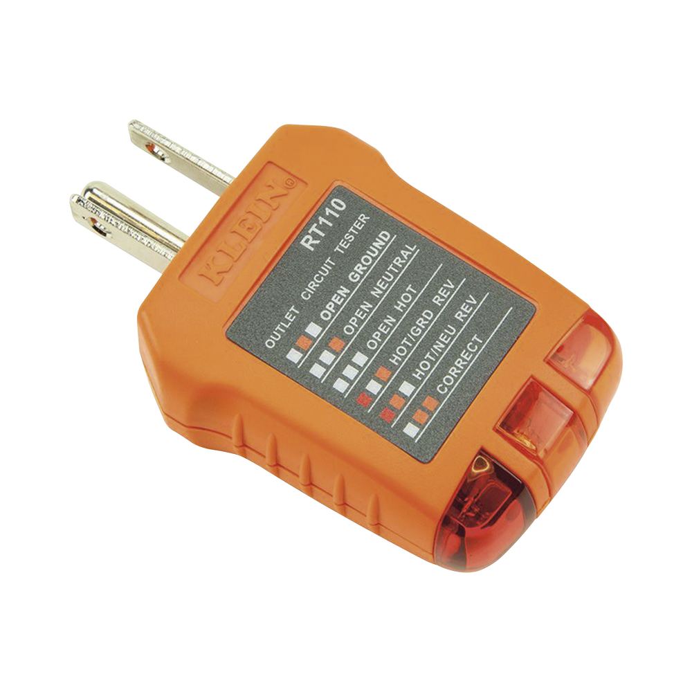 Probador de Tomacorrientes Estándar con Secuencia de Luces para Indicar un Cableado Correcto RT-110 - SILYMX