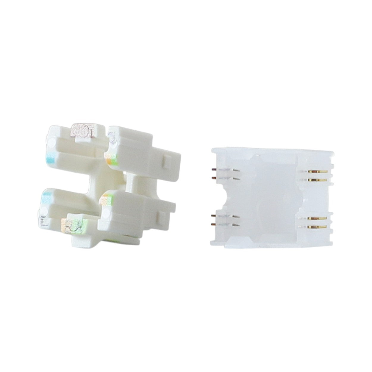 Conector Modular Jack Rj45 Cat6 Estilo Keyconnect Rojo Claro Compatible Con Faceplate Ax102660,ax102655,ax102249 Esquema De Cableado T568a/b - SILYMX