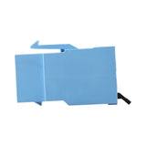 Conector Modular Jack Rj45 Cat6a Estilo Keyconnect Azul Claro Compatible Con Faceplate Ax102660,ax102655,ax102249 Esquema De Cableado T568a/b - SILYMX