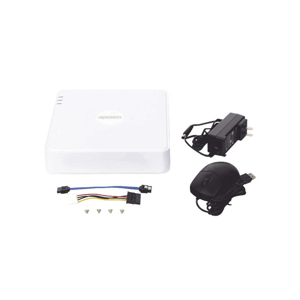 DVR 8 Canales TurboHD + 2 Canales IP 2 Megapixel (1080p) Lite Acusense Lite (Evita Falsas Alarmas) Audio por Coaxitron 1 Bahía de Disco Duro H.265+ Salida de Vídeo Full HD S08-TURBO-M1 - SILYMX