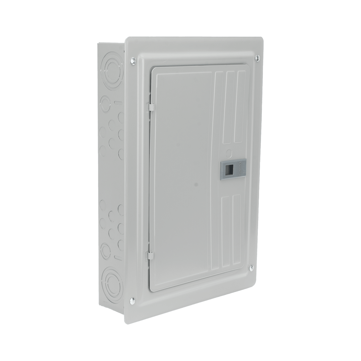 Centros de Carga e InterruptoresSIEMENSS1224L3125Centro de carga trifásico 3 Fases 4 Hilos para interruptores QP de 12 polos - 24 circuitos 120/240vca Barras de aluminio 125 Amp Nema 1 uso interior Incluye tapa - SILYMX