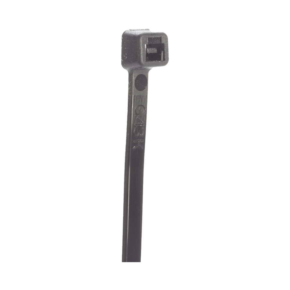 Cincho de Nylon 6.6 StrongHold 533mm largo x 7.6mm ancho Color Negro Exterior S21-120-C0 - SILYMX