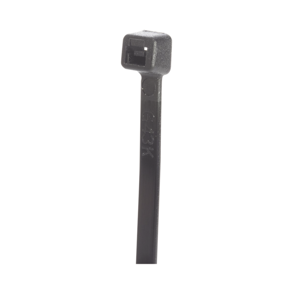 Cincho de Nylon 6.6 StrongHold 533mm largo x 7.6mm ancho Color Negro Exterior S21-120-C0 - SILYMX