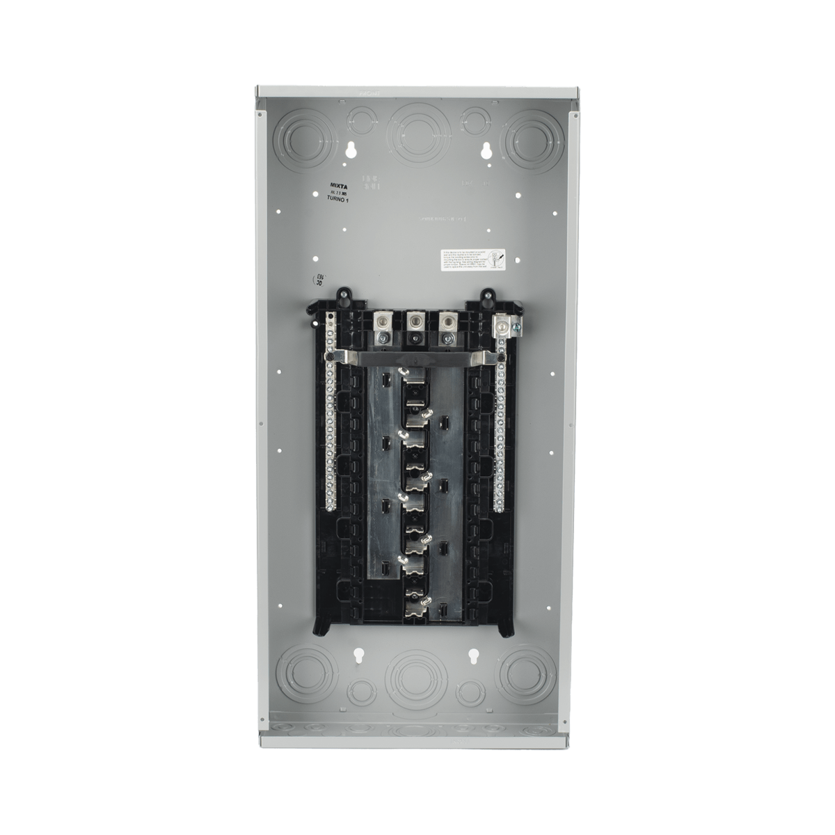 Centros de Carga e InterruptoresSIEMENSS2442L3200Centro de carga trifásico 3 Fases 4 Hilos para interruptores QP de 24 polos - 42 circuitos 120/240vca Barras de aluminio 200 Amp Nema 1 uso interior. Incluye tapa. - SILYMX