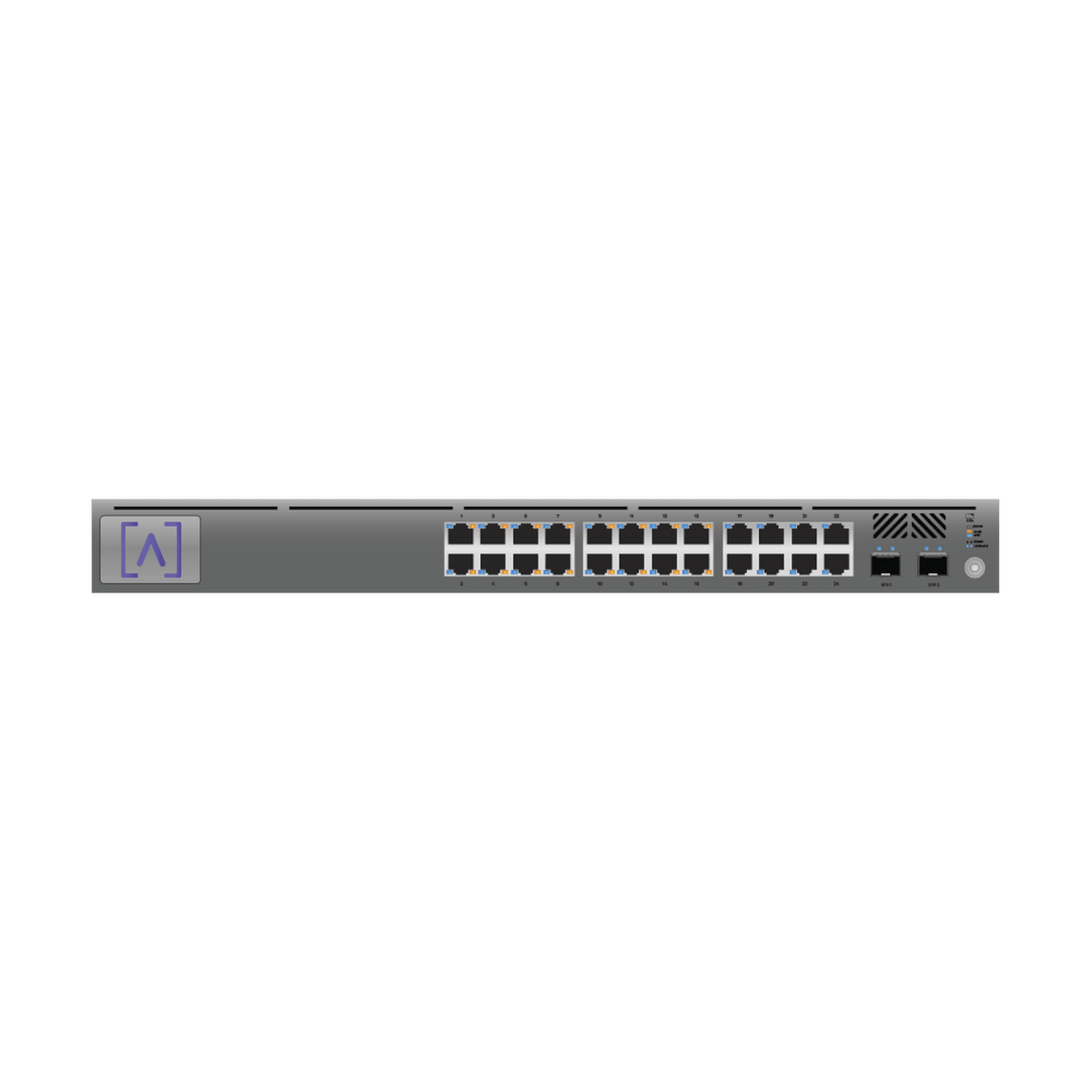 Switches PoEALTA LABSS24-POESwitch Administrable 24 Puertos Gigabit PoE+ 240W 2 SFP Alta Labs S24 - POE - SILYMX