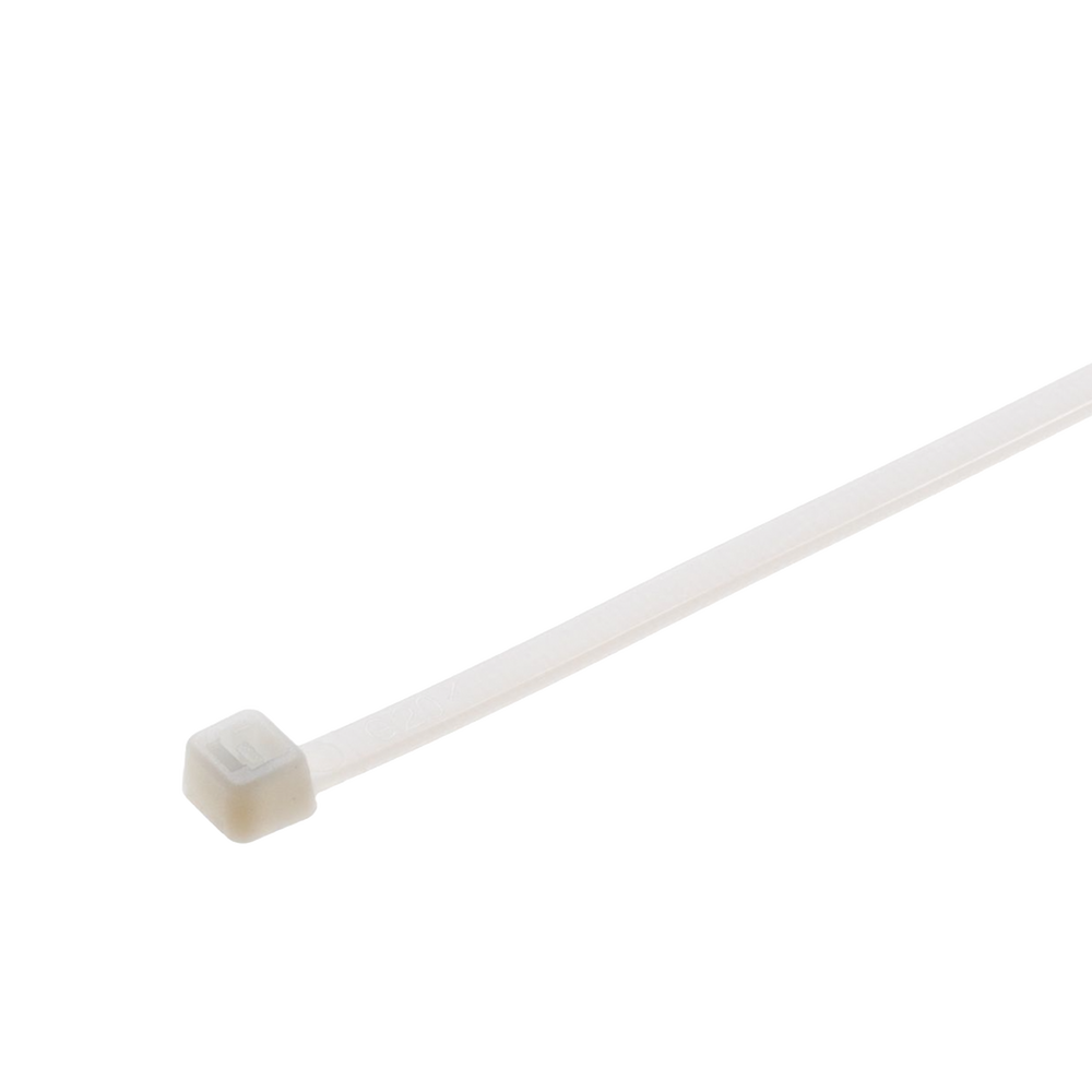 Cincho STRONGHOLD 100 mm largo x 2.5 mm ancho Naylon 6.6 Color Natural 1000 Piezas S4-18-M - SILYMX