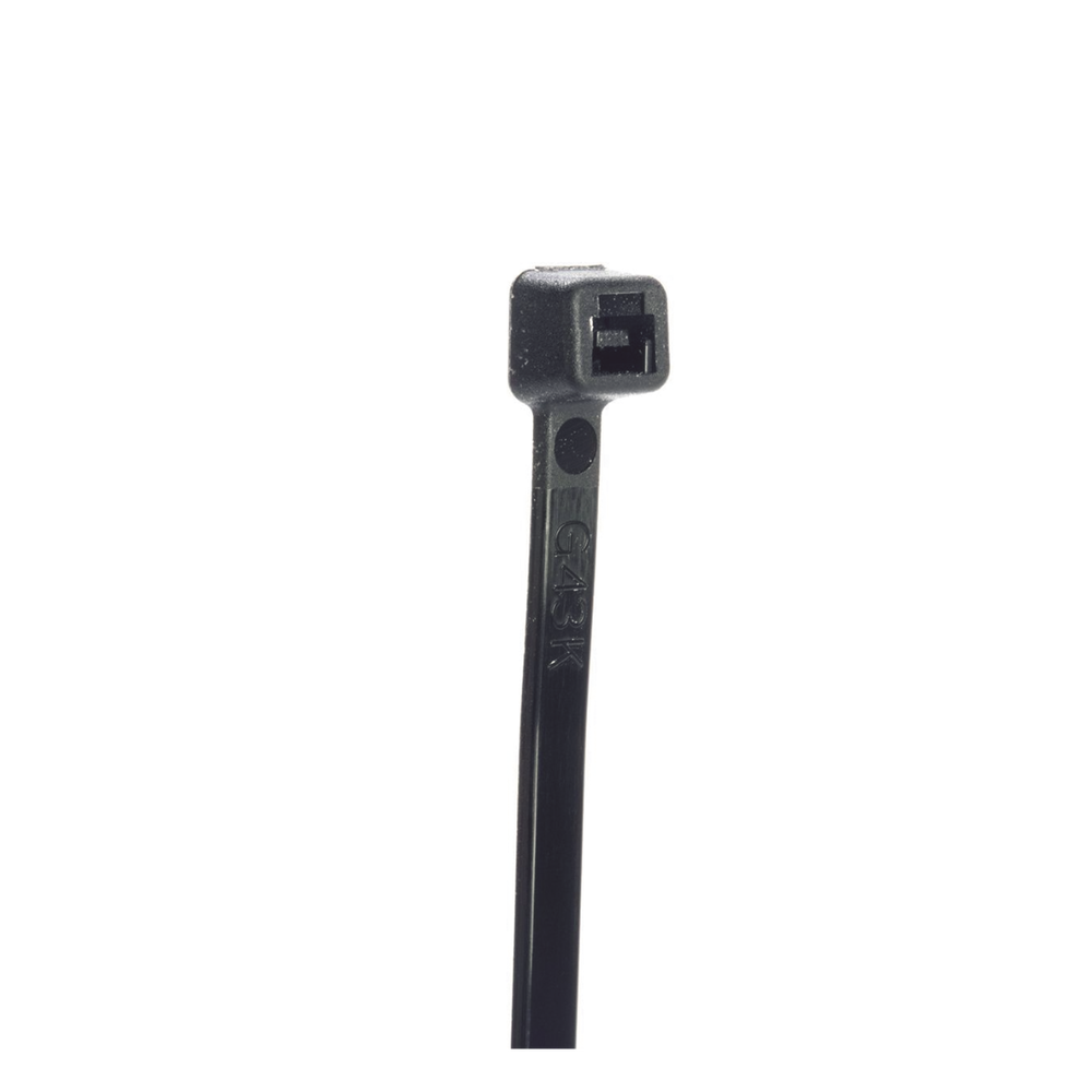 Cincho de Nylon 6.6 StrongHold de 188mm de largo Color Negro Exterior Resistente a Rayos UV Paquete de 1000pz S7-50-M0 - SILYMX