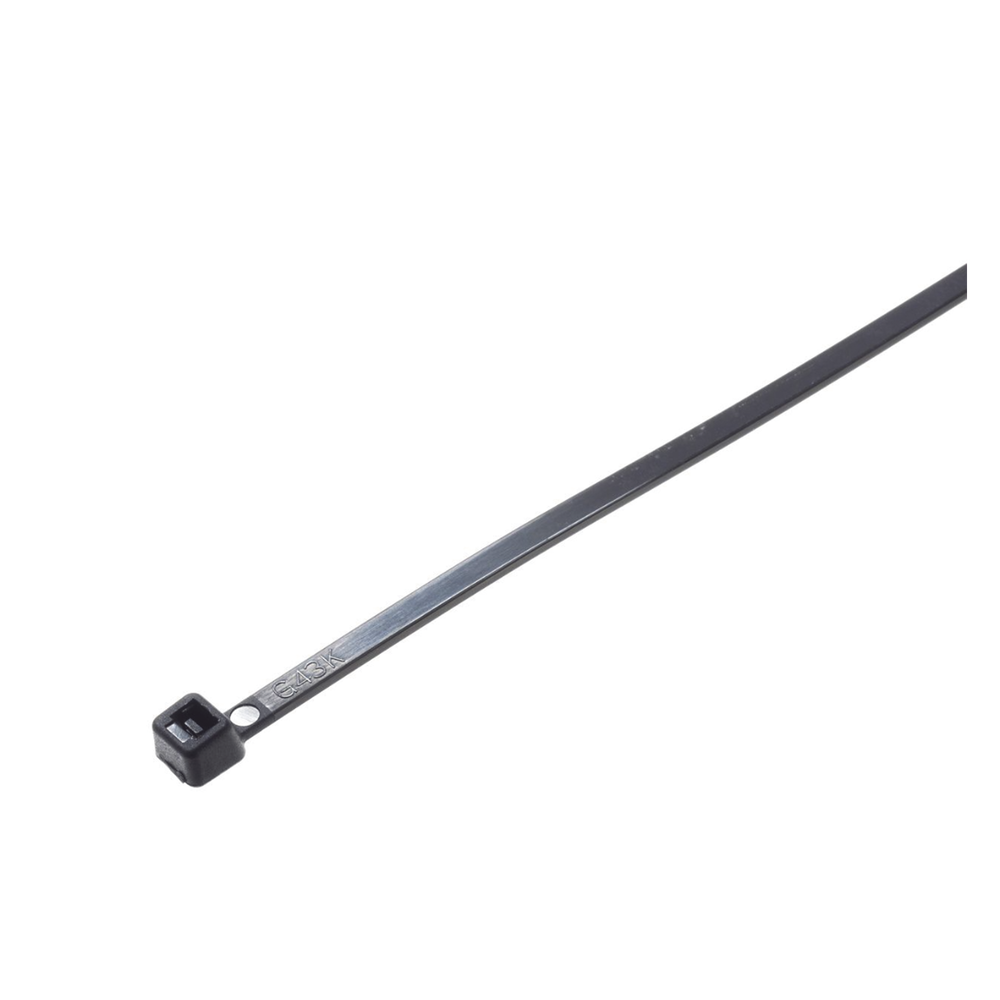 Cincho de Nylon 6.6 StrongHold de 188mm de largo Color Negro Exterior Resistente a Rayos UV Paquete de 1000pz S7-50-M0 - SILYMX