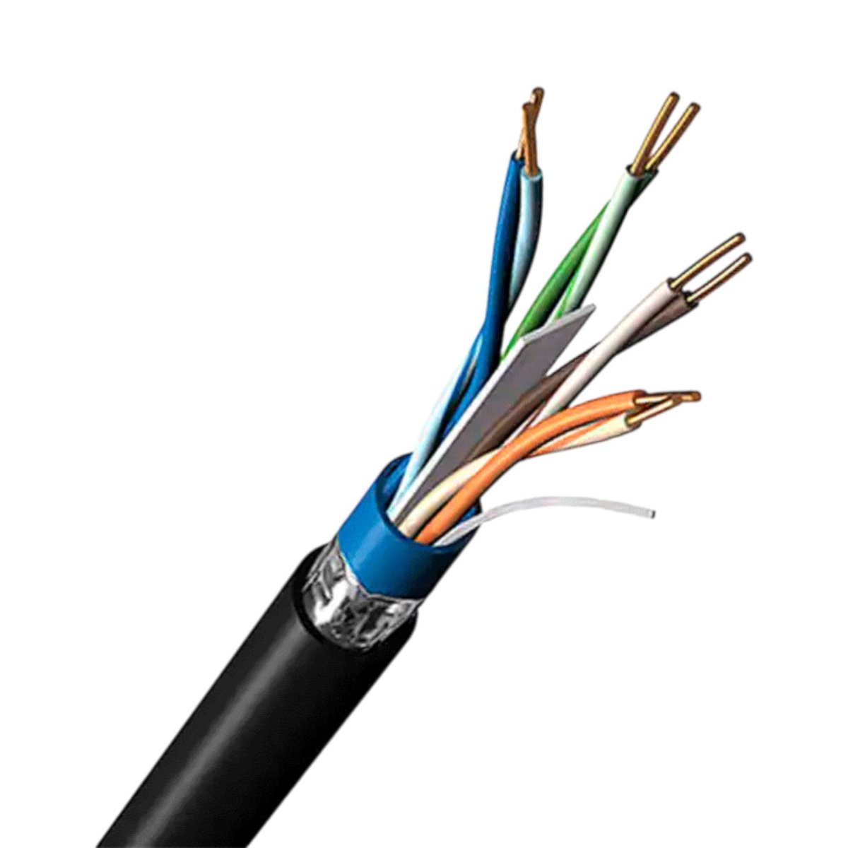 Cables Categoria 6ABELDENS7963A 0101000Bobina Cable Cat6a FTP 305m (1001ft) Blindado 625MHz Industrial Belden S7963A - SILYMX