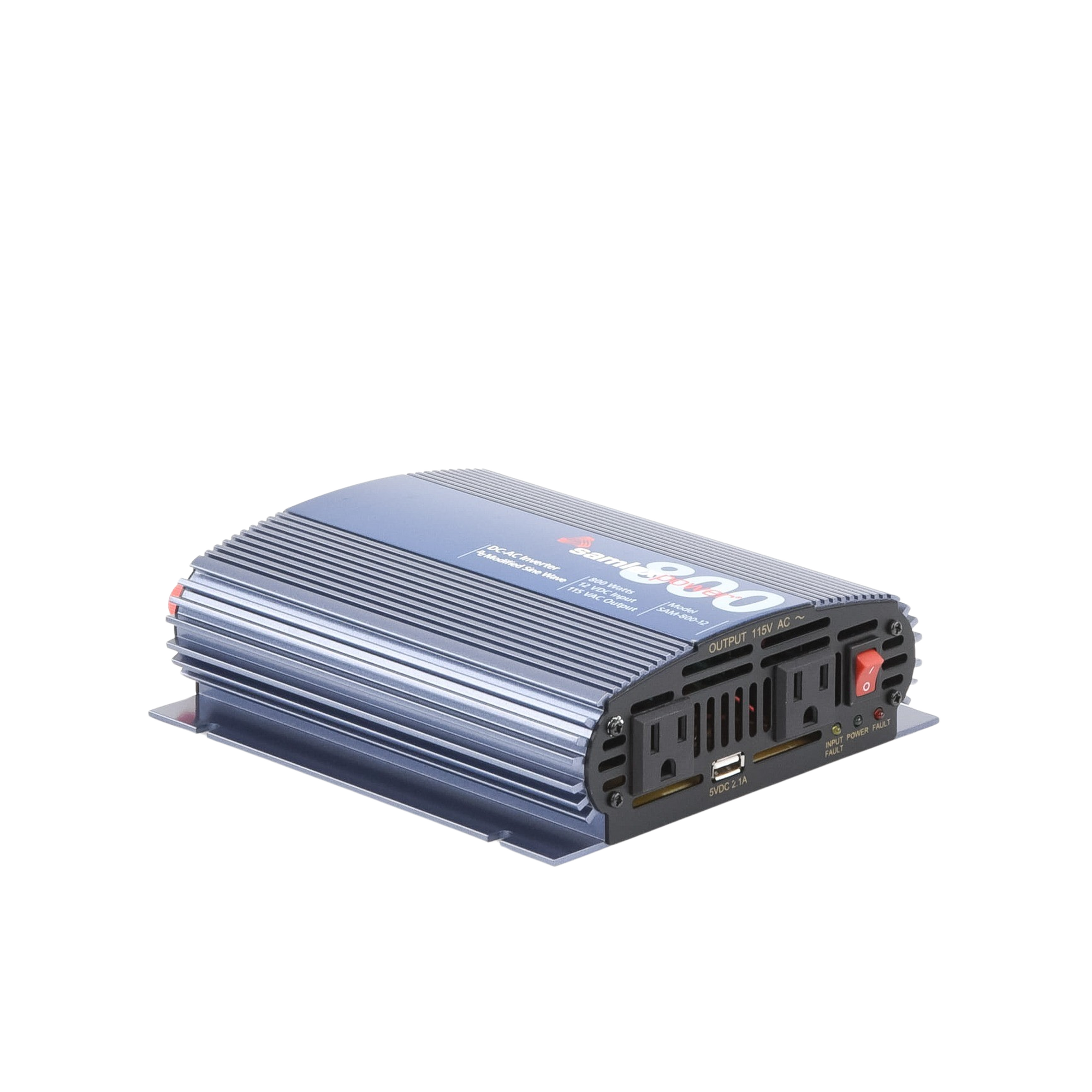 Inversor de Corriente SAMLEX (CD-CA) Potencia Nominal 800 W 12 V 115 Vca 60 Hz SAM-800-12