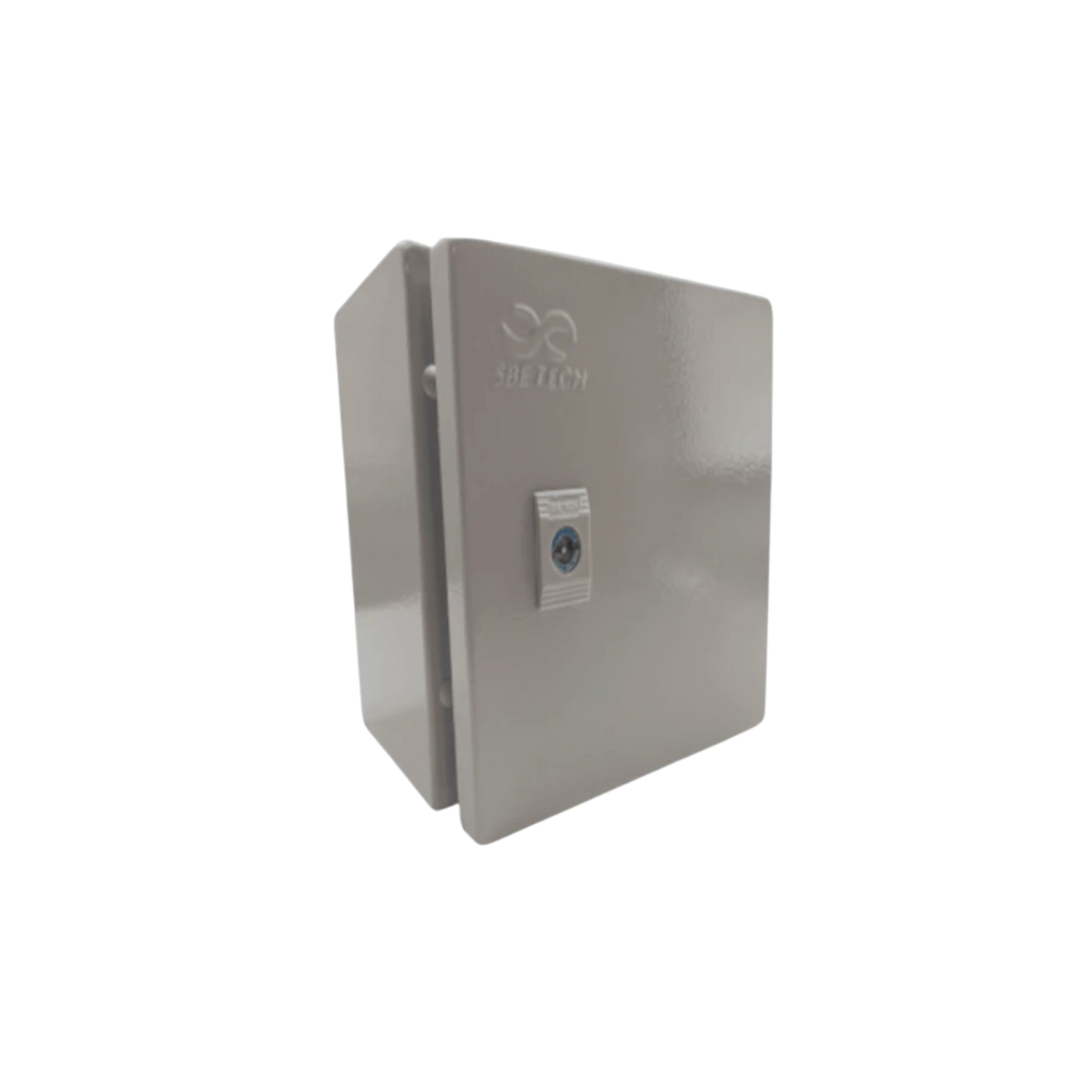 Gabinete metálico para exterior SBETECH 25x20x15 grado IP65 NEMA 4 SBE-252015