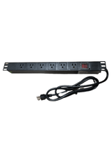 Barra Multicontactos PDU Horizontal Sbetech De 6 Contactos SBETECH SBE-TC006VSP - SILYMX