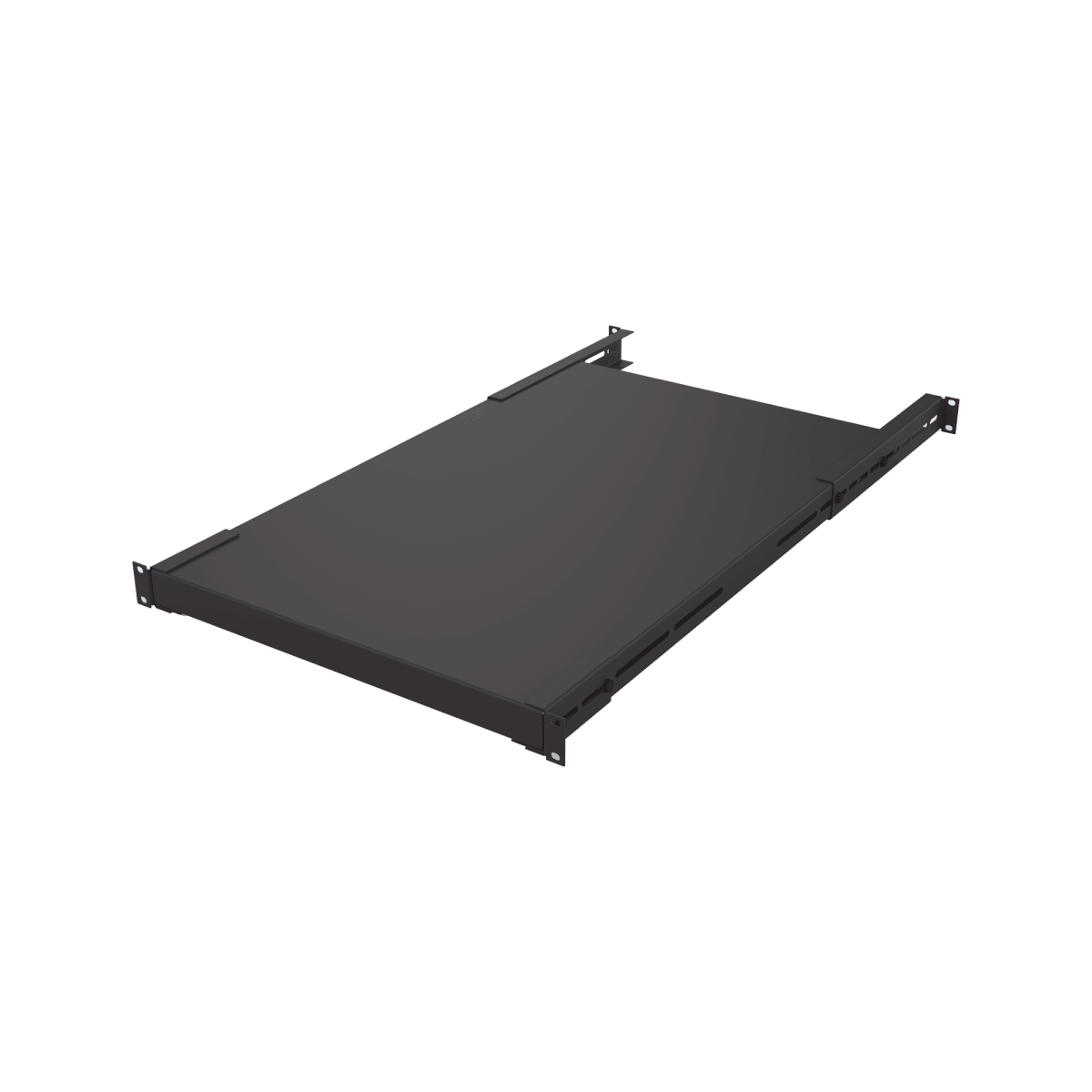 Accesorios para Racks y GabinetesLINKEDPROSCH-D70-1UCharola Rackeable de profundidad ajustable para Soportar Equipos en Rack de 19 in, Doble Fijación, Color Negro, 3U - SILYMX