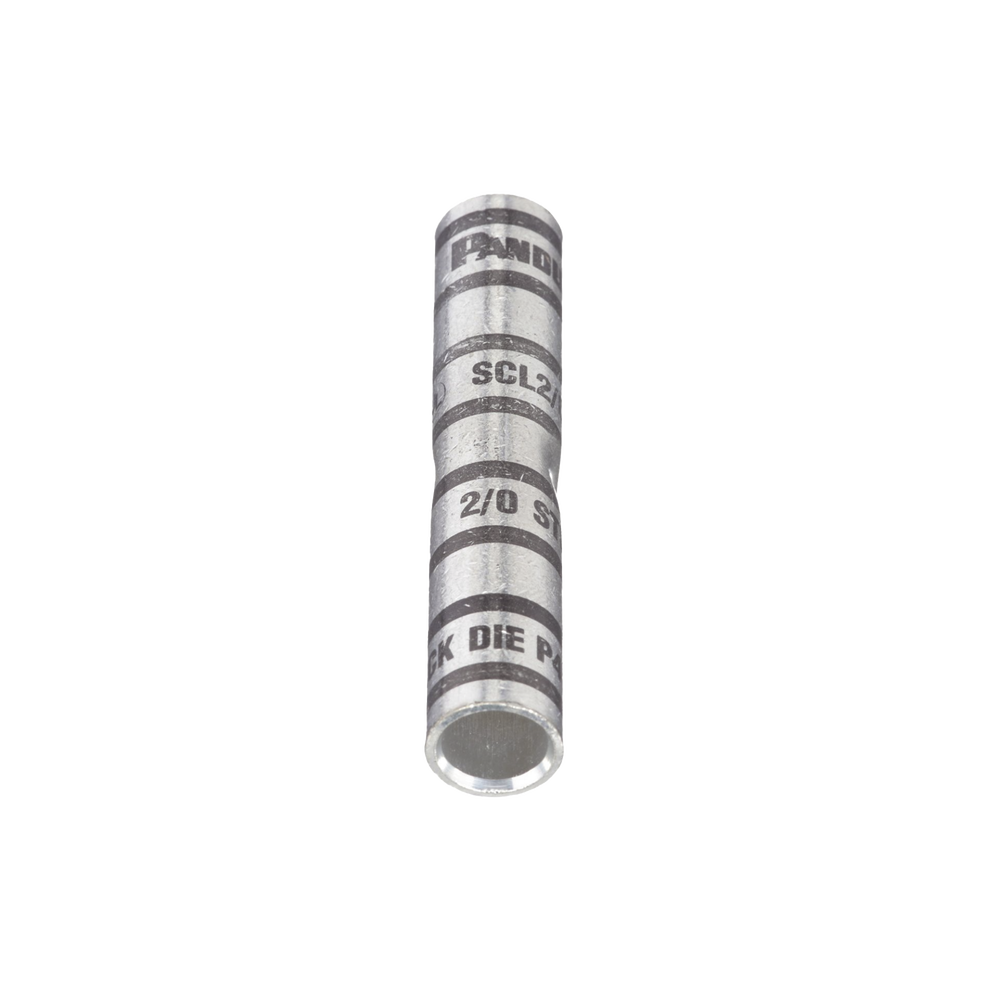 Empalme de Compresión a tope de Cobre tipo barril largo Para cable 2/0 AWG Paquete de 10 Piezas SCL2/0-X - SILYMX