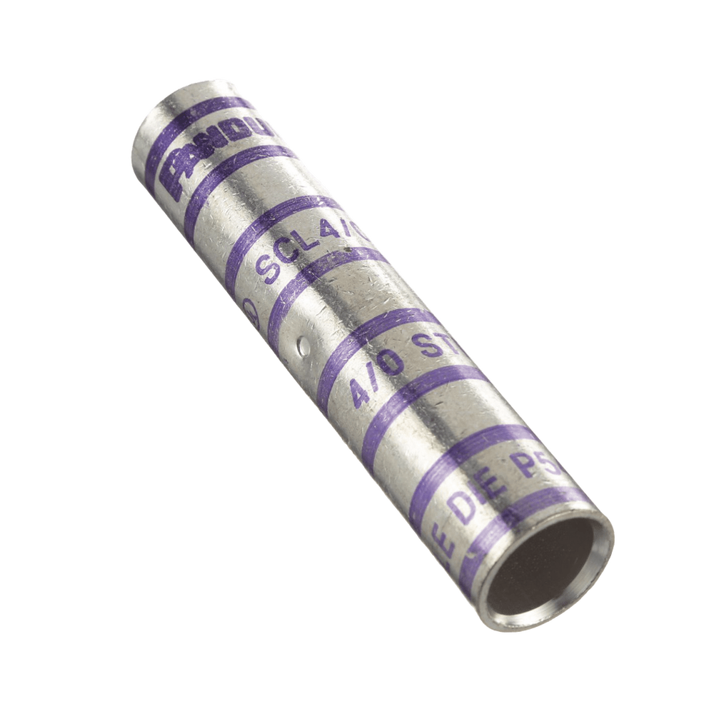 Herramientas para CablesPANDUITSCL4/0-XEmpalme de Compresión a tope de Cobre tipo barril largo Para cable 4/0 AWG Paquete de 10 Piezas SCL4/0 - X - SILYMX