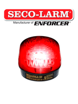 Luz Estroboscópica Alámbrica, 6-12VDC, Roja Compatible IHORN / RISCO / DSC / BOSCH Seco-Larm SL126QR - SILYMX