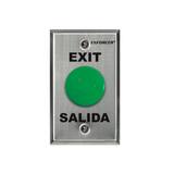 Placa Con Botón Para Presionar De Color Verde De Salida. "Exit" y "Salida,"SD-7201GCPE1Q - SILYMX