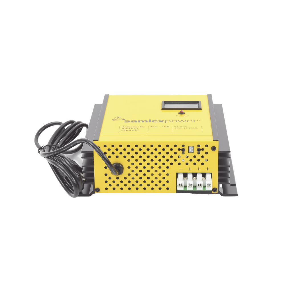 Cargador de Baterías de Plomo Ácido 12 Volts 15 A con Función de Respaldo de Energía en CD - SILYMX