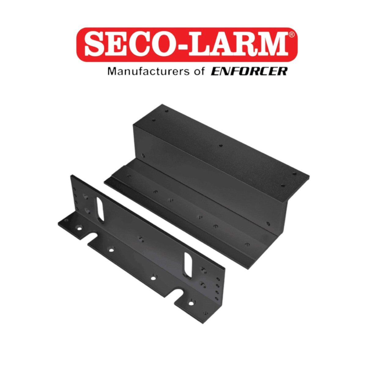 Soporte En Z Negro Para Cerraduras Electromagnéticas De La Serie De 1200 Lb E-941S-1K2B/ZQ - SILYMX