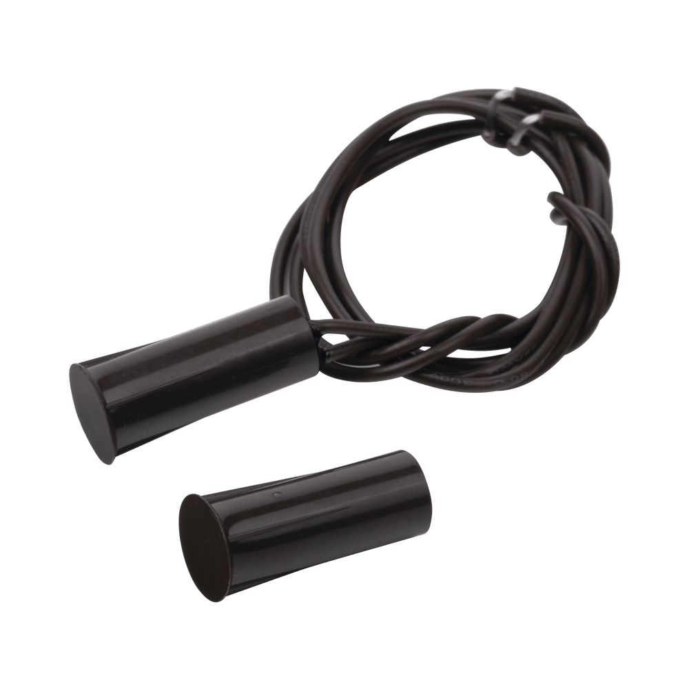 Contacto magnético SFIRE para puertas y ventanas aluminio y madera de empotrar color café /GAP: 22mm SF-1017BR - SILYMX