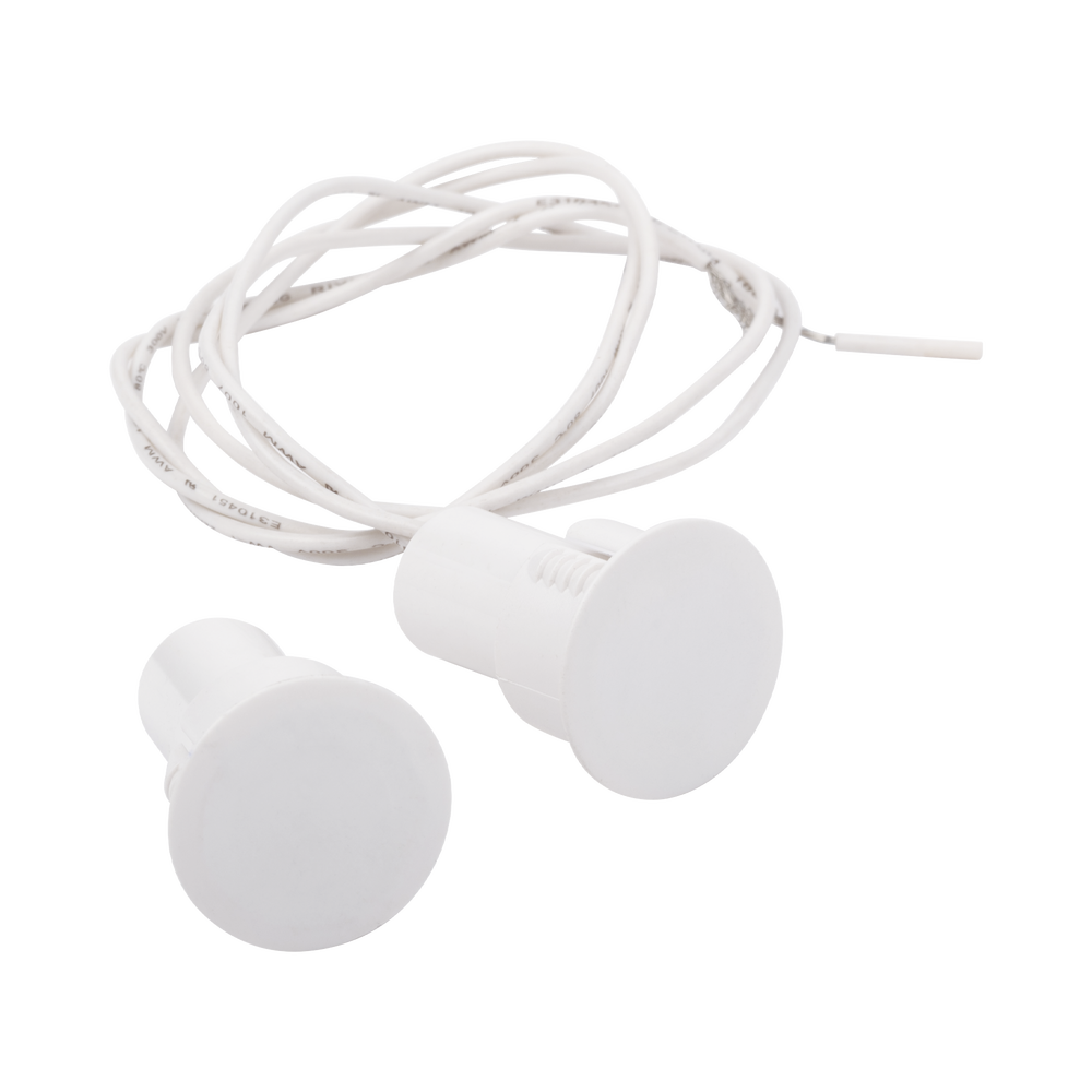 Contacto magnético para puertas y ventanas Metálicas, aluminio y madera de empotrar color blanco SF-1021 - SILYMX