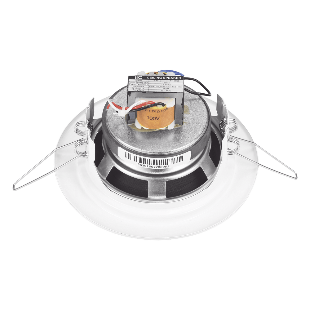 KIT de Amplificador de 120W para Escritorio 4 Altavoces de Plafón de 4in 3 - 6W Sistema 70/100V - SILYMX