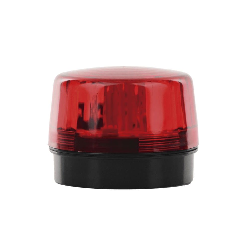 Luz Estroboscópica LED (55) Patrones de Parpadeo Ajustables 8 Patrones Batería de Respaldo 12-24 Vcc/Vca Resistente al Clima - SILYMX