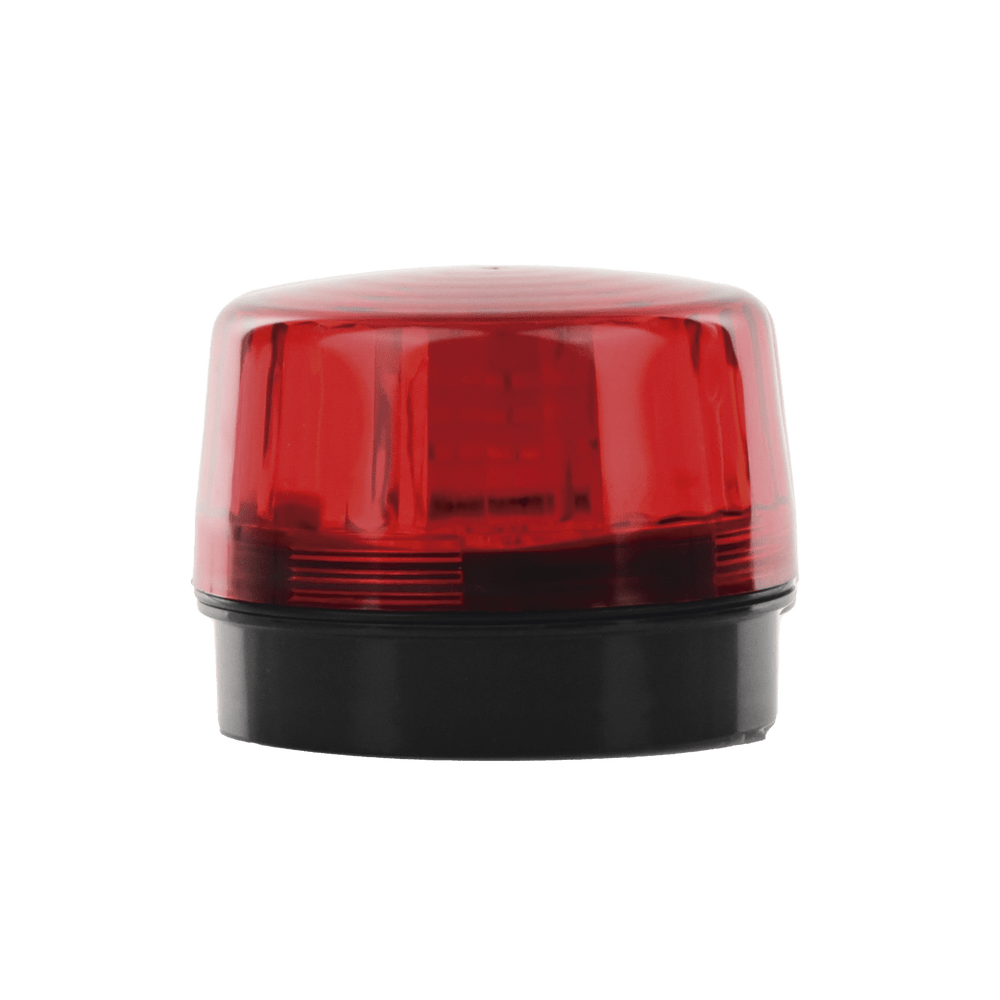 Luz Estroboscópica LED (55) Patrones de Parpadeo Ajustables 8 Patrones Batería de Respaldo 12-24 Vcc/Vca Resistente al Clima - SILYMX