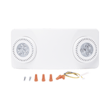 Luz de Emergencia Dual LED 520lm uso rudo montaje en pared o techo batería de respaldo incluida SF-1960-LF - SILYMX