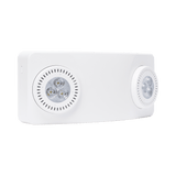Luz de Emergencia Dual LED 520lm uso rudo montaje en pared o techo batería de respaldo incluida SF-1960-LF - SILYMX