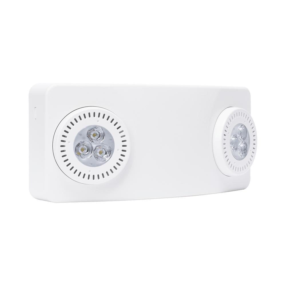 Luz de Emergencia Dual LED 520lm uso rudo montaje en pared o techo batería de respaldo incluida SF-1960-LF - SILYMX