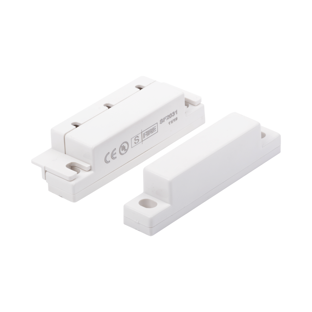 Contacto magnético SFIRE normalmente cerrado para puertas y ventanas color blanco SF-2031 - SILYMX