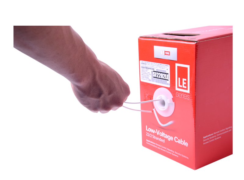Bobina de Cable SFIRE para alarma 2X22 AWG CCA 305 Metros SF-22-02-LE - SILYMX