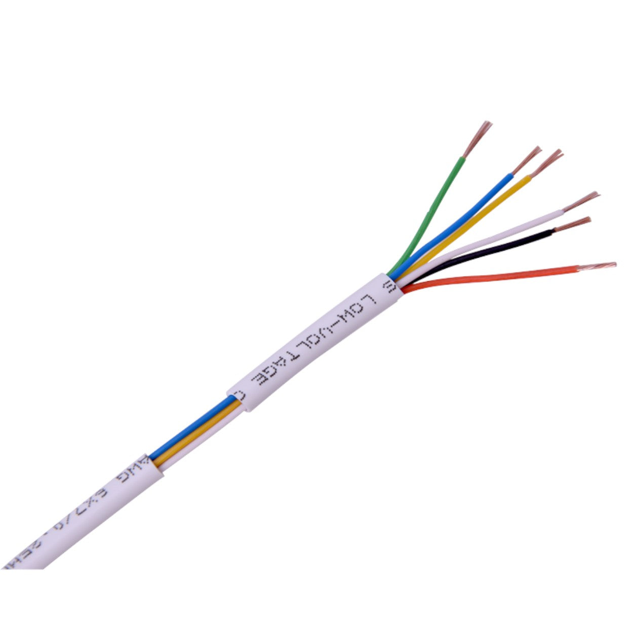 Bobina de Cable SFIRE para alarma 6X22 AWG CCA 305 Metros SF-22-06-LE - SILYMX