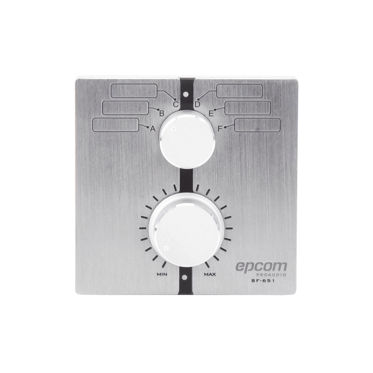 AmplificadoresEPCOM PROAUDIOSF-651Control Remoto de Volumen con Selector de Canales SF2240UC SF4240UC EPCOM PROAUDIO SF - 651 - SILYMX