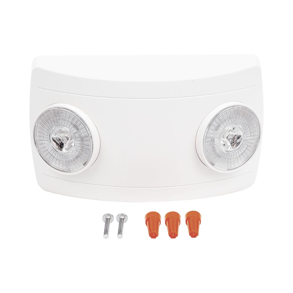 Luz LED de Emergencia ultra compacta 150 lúmenes Luz fría Batería de Respaldo Incluida Botón de test SF660LW - SILYMX