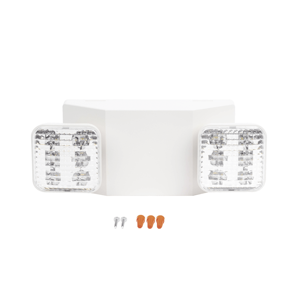 Luz LED de Emergencia 150 lúmenes Luz fría Batería de Respaldo Incluida Botón de test SF700W - SILYMX