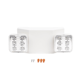 Luz LED de Emergencia 150 lúmenes Luz fría Batería de Respaldo Incluida Botón de test SF700W - SILYMX
