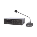 Kit Amplificador Audio 240W Clase D 5 Zonas con Micrófono Escritorio Cuello Flexible EPCOM PROAUDIO SFB240/MIC