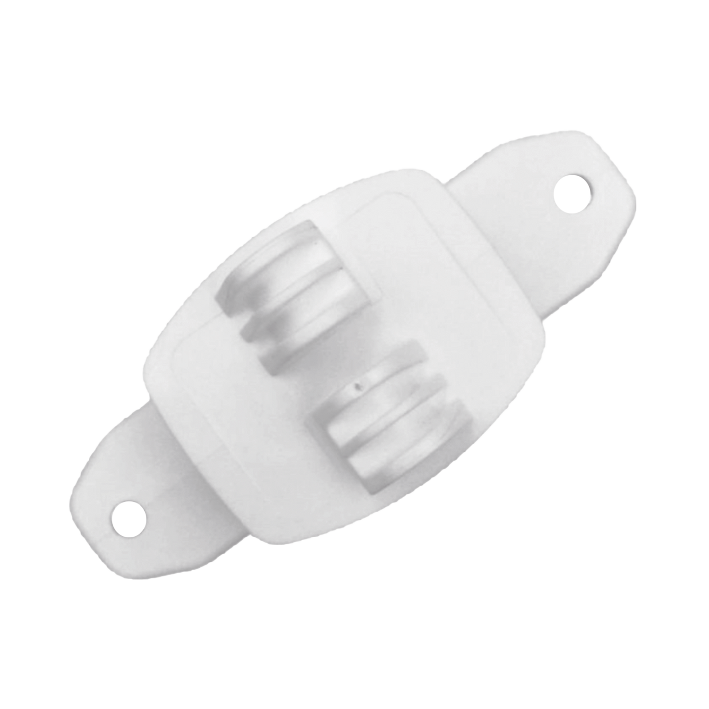 Aislador de Paso Blanco reforzado para cercos eléctricos, resistente al clima extremoso SFPASOW - SILYMX