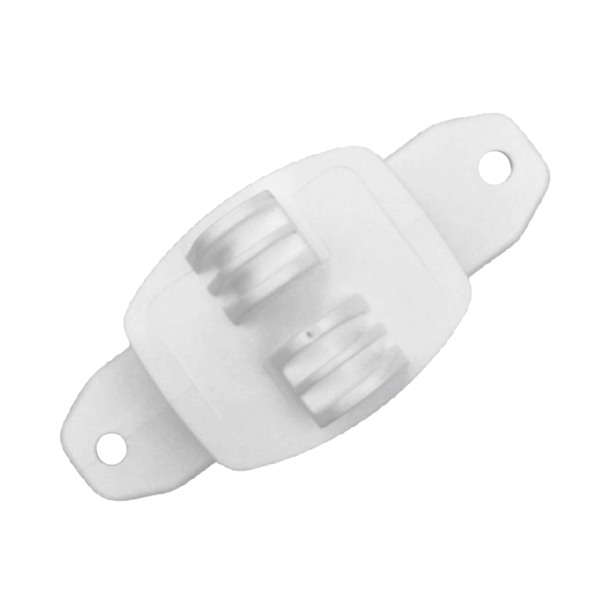 Aislador de Paso Blanco reforzado para cercos eléctricos, resistente al clima extremoso SFPASOW - SILYMX